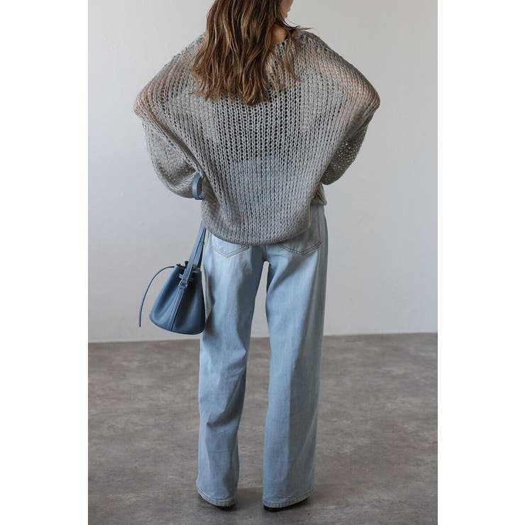 モヘアタッチローゲージシアーニット 88-004311 | BONJOUR SAGAN | 詳細画像27 