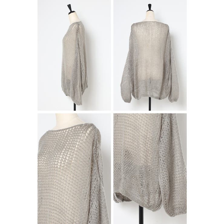 モヘアタッチローゲージシアーニット 88-004311 | BONJOUR SAGAN | 詳細画像29 