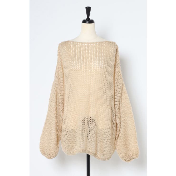 モヘアタッチローゲージシアーニット 88-004311 | BONJOUR SAGAN | 詳細画像30 