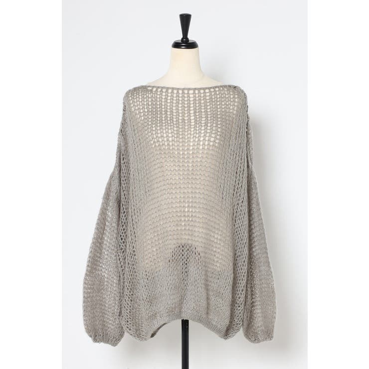 モヘアタッチローゲージシアーニット 88-004311 | BONJOUR SAGAN | 詳細画像32 