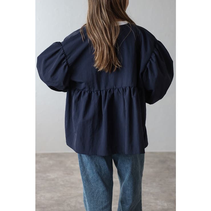 ぺプラムジップナイロンブラウス 88-004315 | BONJOUR SAGAN | 詳細画像26 