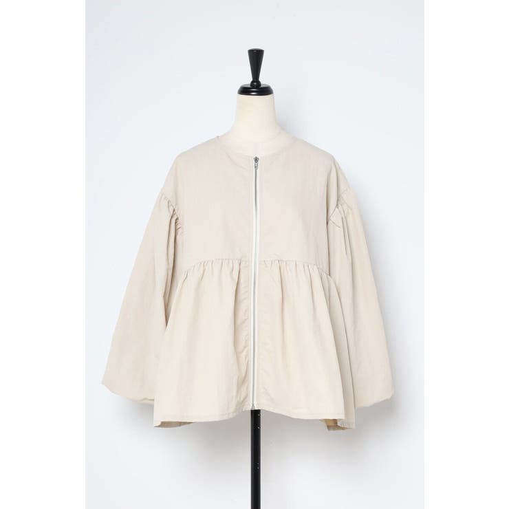 ぺプラムジップナイロンブラウス 88-004315 | BONJOUR SAGAN | 詳細画像30 