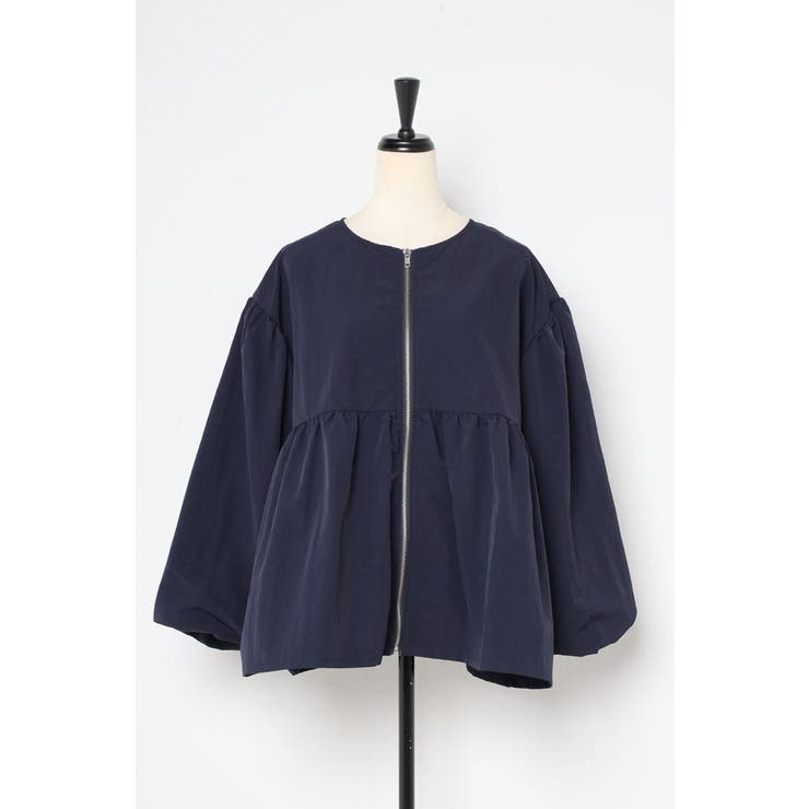 ぺプラムジップナイロンブラウス 88-004315 | BONJOUR SAGAN | 詳細画像32 