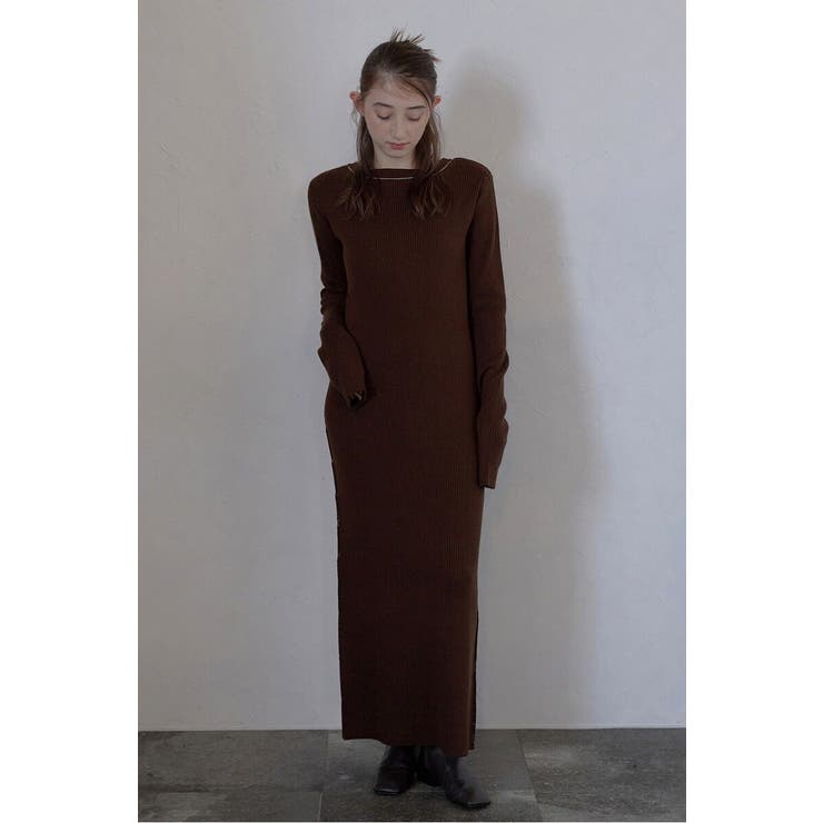 BROWN | stitch back open | BONJOUR SAGAN