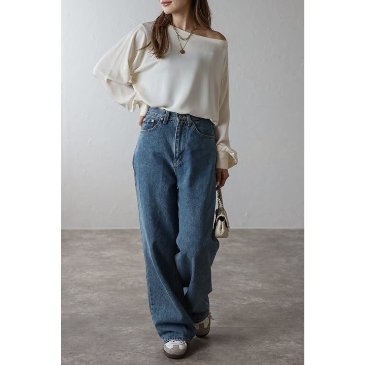 サテンロングスリーブTシャツ 88-004345 | BONJOUR SAGAN | 詳細画像7 