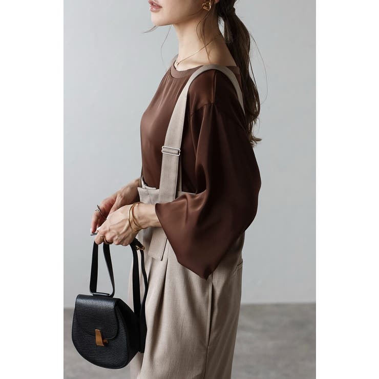 サテンロングスリーブTシャツ 88-004345 | BONJOUR SAGAN | 詳細画像22 