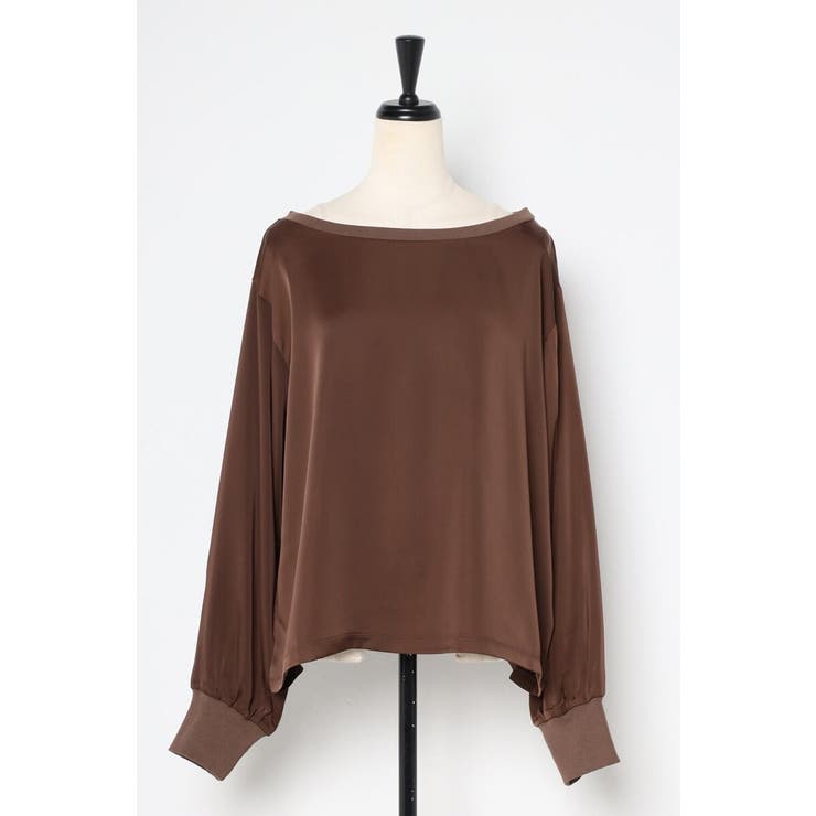 サテンロングスリーブTシャツ 88-004345 | BONJOUR SAGAN | 詳細画像30 