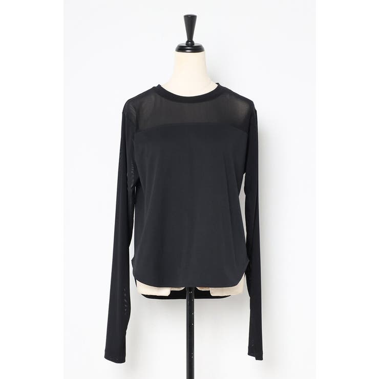 チュール切り替えロングスリーブTシャツ 88-004346 | BONJOUR SAGAN | 詳細画像20 