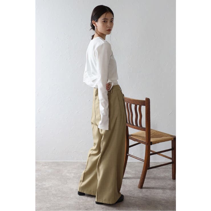 two tuck double | BONJOUR SAGAN | 詳細画像9 