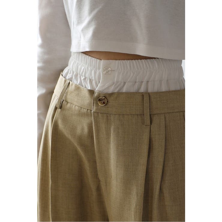 two tuck double | BONJOUR SAGAN | 詳細画像12 