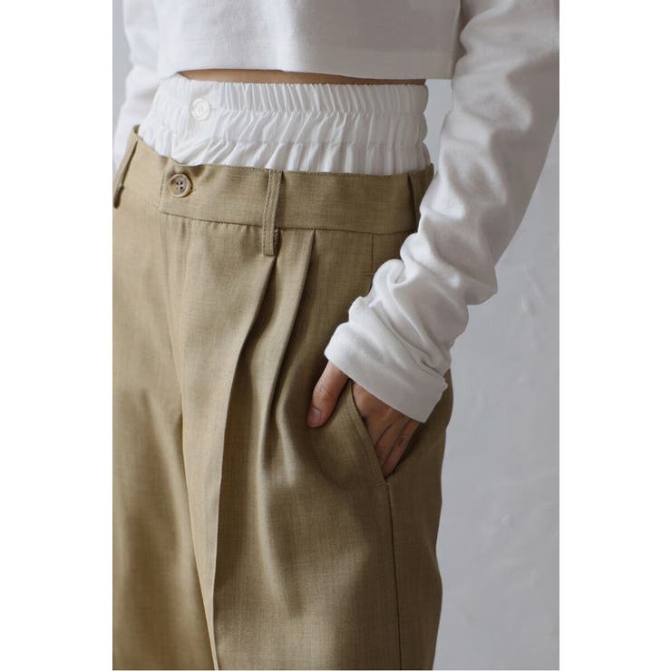 two tuck double | BONJOUR SAGAN | 詳細画像13 