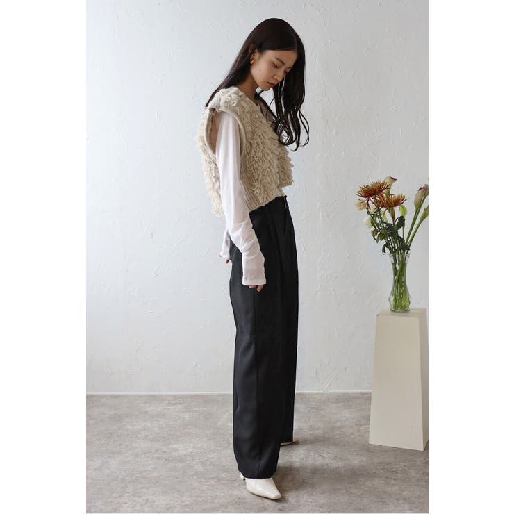 loop knitting vest | BONJOUR SAGAN | 詳細画像4 