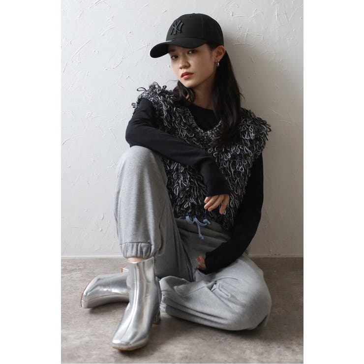 loop knitting vest | BONJOUR SAGAN | 詳細画像11 