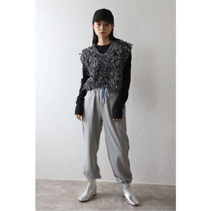 loop knitting vest | BONJOUR SAGAN | 詳細画像12 