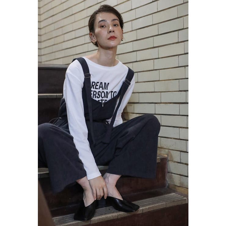 フロントジップコーデュロイオールインワン 88-004353 | BONJOUR SAGAN | 詳細画像4 