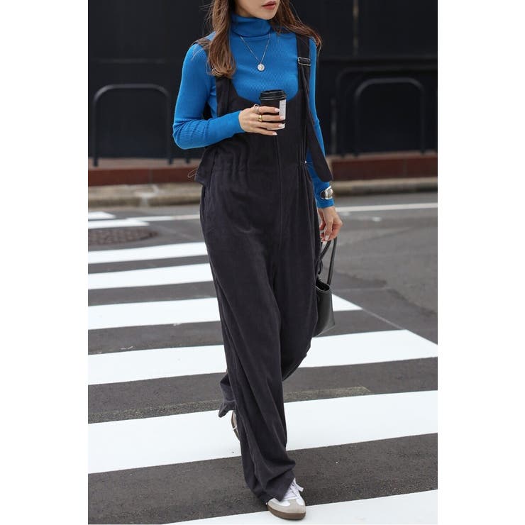 フロントジップコーデュロイオールインワン 88-004353 | BONJOUR SAGAN | 詳細画像8 