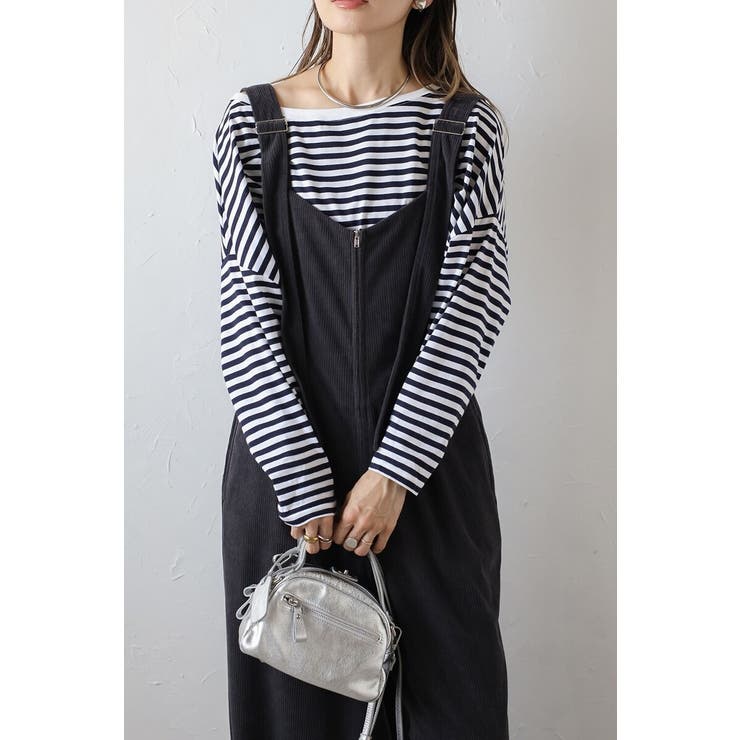 フロントジップコーデュロイオールインワン 88-004353 | BONJOUR SAGAN | 詳細画像11 