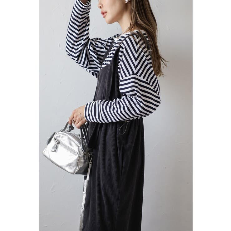 フロントジップコーデュロイオールインワン 88-004353 | BONJOUR SAGAN | 詳細画像13 