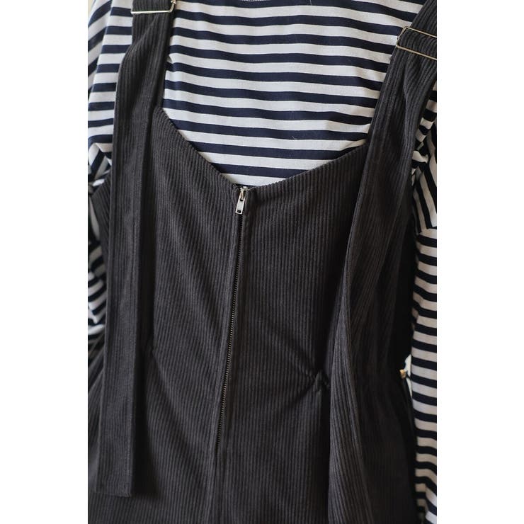フロントジップコーデュロイオールインワン 88-004353 | BONJOUR SAGAN | 詳細画像17 