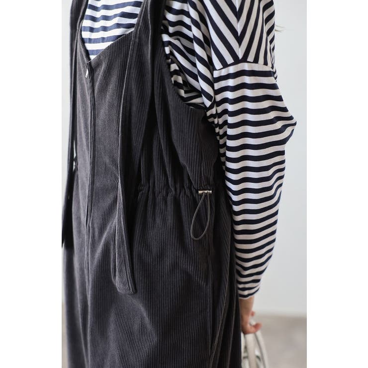 フロントジップコーデュロイオールインワン 88-004353 | BONJOUR SAGAN | 詳細画像19 