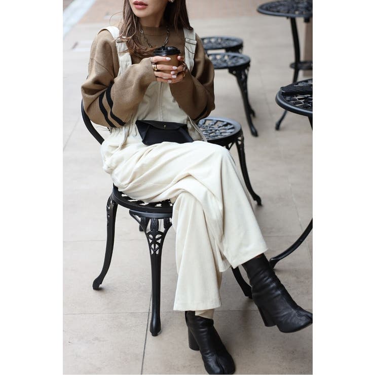 フロントジップコーデュロイオールインワン 88-004353 | BONJOUR SAGAN | 詳細画像21 