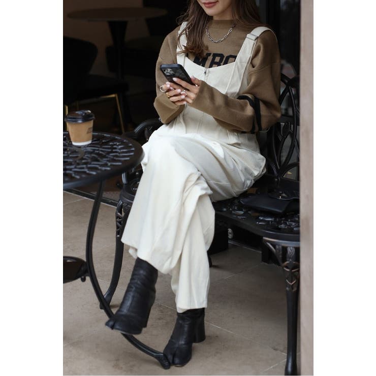 フロントジップコーデュロイオールインワン 88-004353 | BONJOUR SAGAN | 詳細画像23 