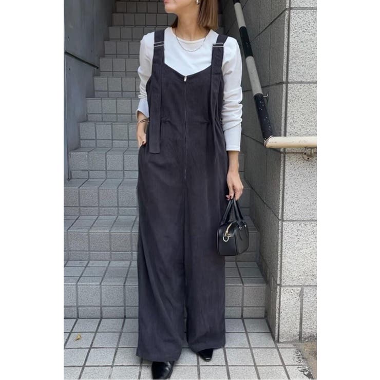 フロントジップコーデュロイオールインワン 88-004353 | BONJOUR SAGAN | 詳細画像57 