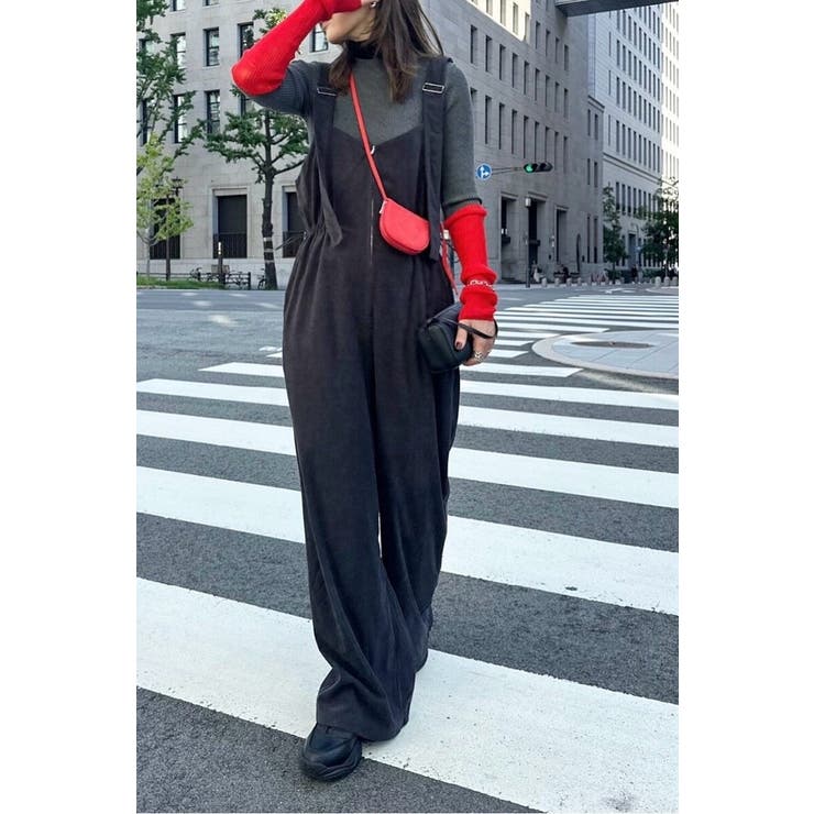 フロントジップコーデュロイオールインワン 88-004353 | BONJOUR SAGAN | 詳細画像58 