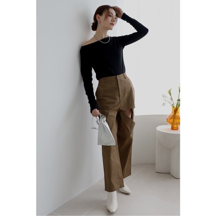 straight cut chino | BONJOUR SAGAN | 詳細画像1 