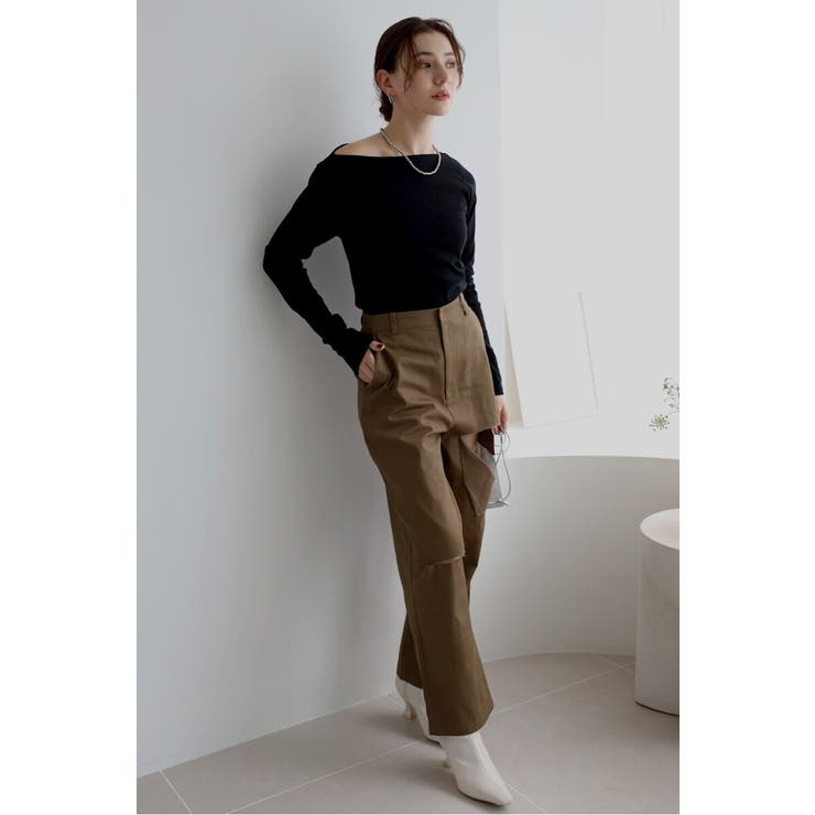 straight cut chino | BONJOUR SAGAN | 詳細画像3 