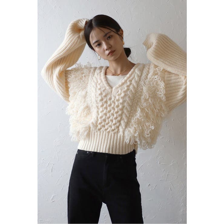 loop knitting V | BONJOUR SAGAN | 詳細画像1 