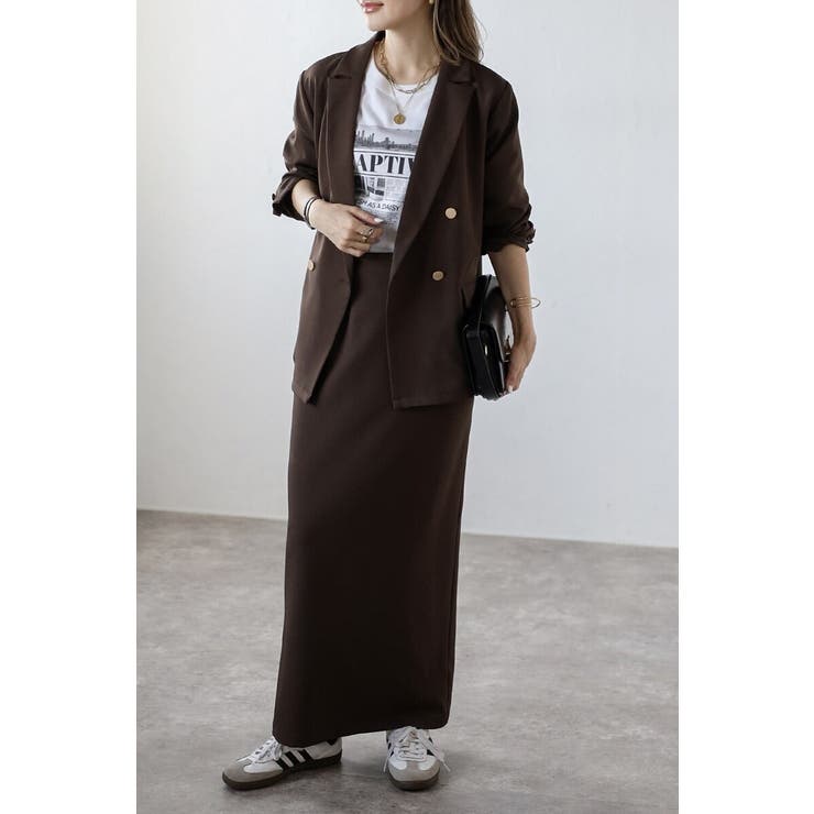 バックスリットIラインスカート 88-004364 | BONJOUR SAGAN | 詳細画像18 