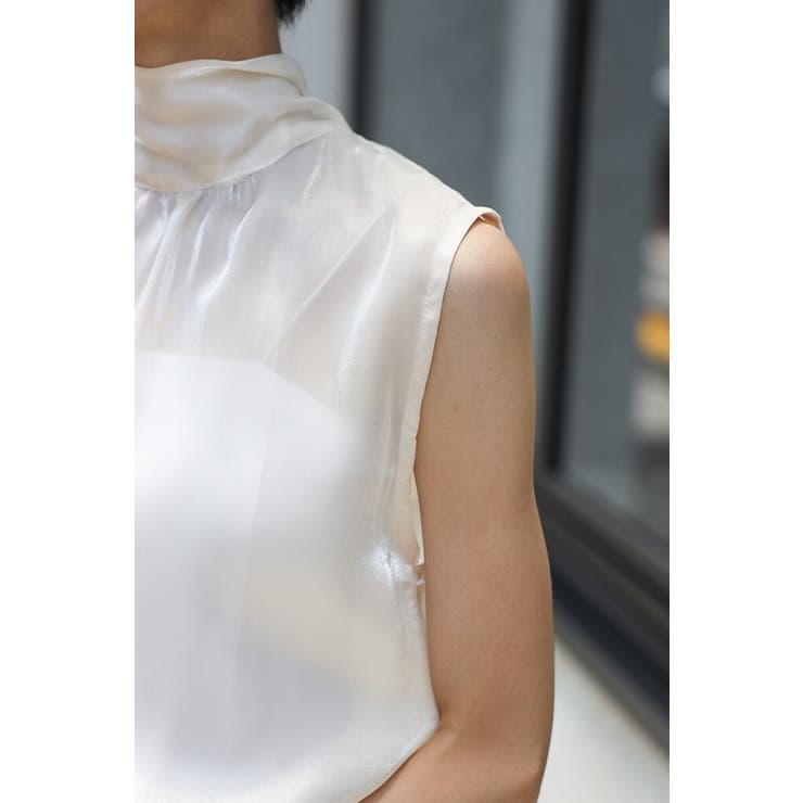 2WAYリボンオーガンジブラウス×サテンタックワイドパンツセットアップ 88 0… | BONJOUR SAGAN | 詳細画像28 