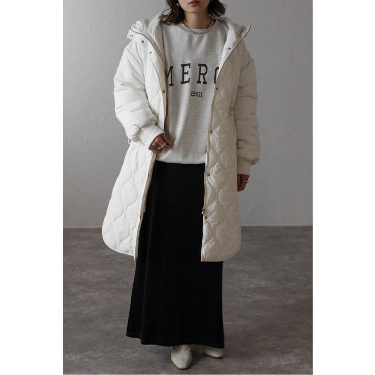 OFF-WHITE | 袖切り替えドロストキルティングコート 88-004370 | BONJOUR SAGAN