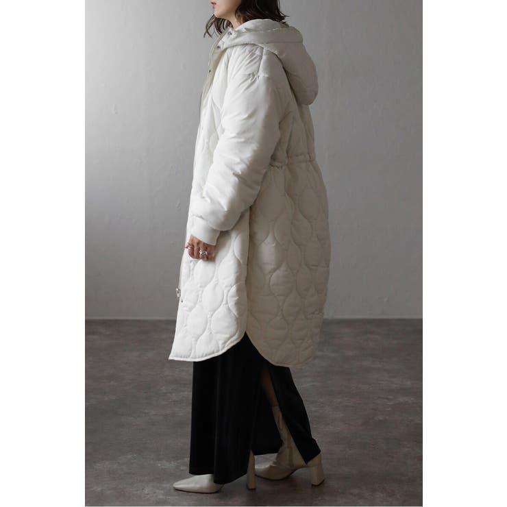 袖切り替えドロストキルティングコート 88-004370 | BONJOUR SAGAN | 詳細画像2 