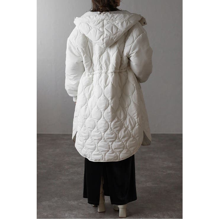 袖切り替えドロストキルティングコート 88-004370 | BONJOUR SAGAN | 詳細画像3 