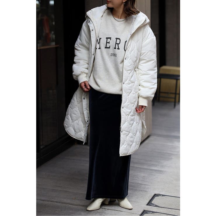 袖切り替えドロストキルティングコート 88-004370 | BONJOUR SAGAN | 詳細画像8 