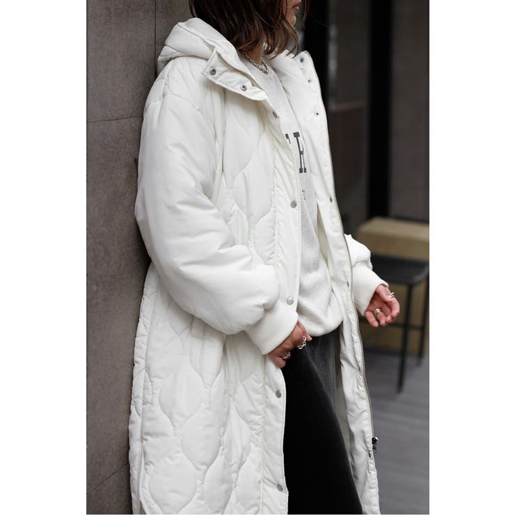 袖切り替えドロストキルティングコート 88-004370 | BONJOUR SAGAN | 詳細画像10 