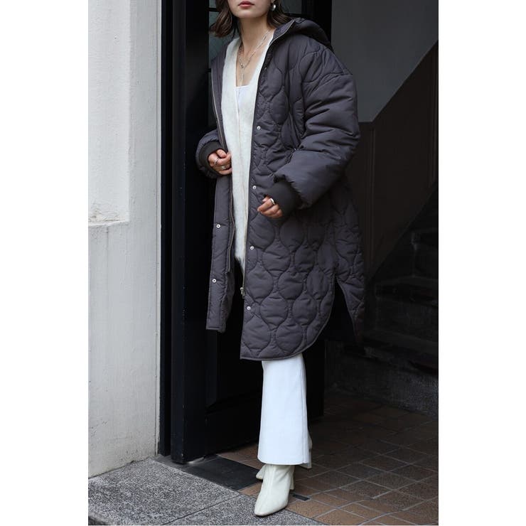 袖切り替えドロストキルティングコート 88-004370 | BONJOUR SAGAN | 詳細画像16 