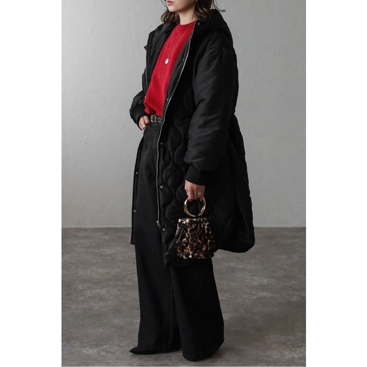 袖切り替えドロストキルティングコート 88-004370 | BONJOUR SAGAN | 詳細画像17 