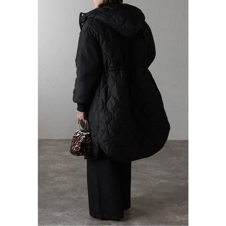 袖切り替えドロストキルティングコート 88-004370 | BONJOUR SAGAN | 詳細画像18 