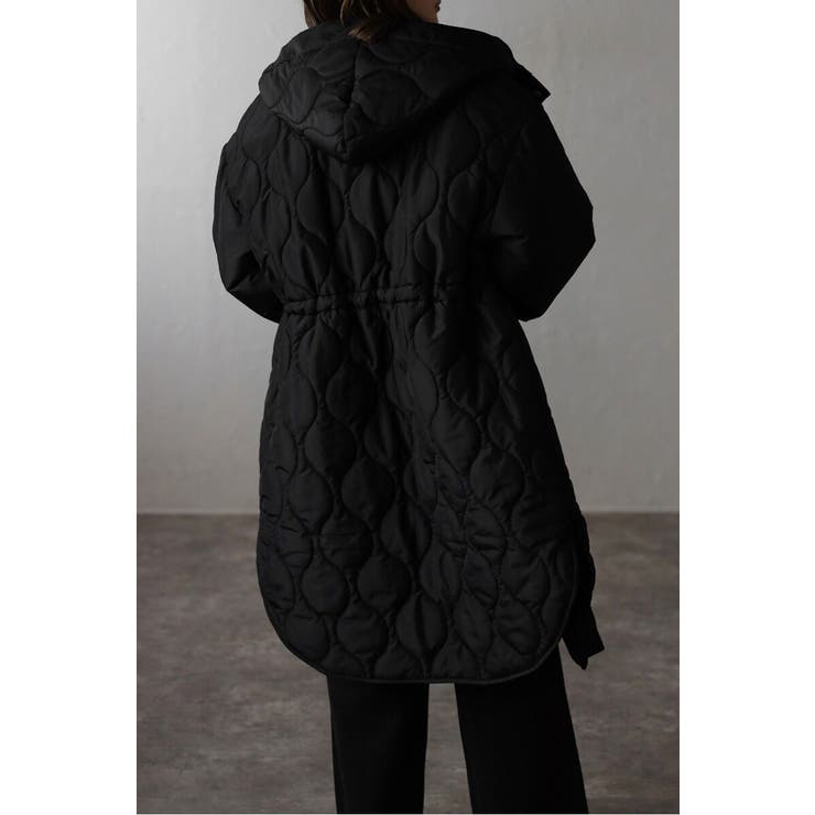 袖切り替えドロストキルティングコート 88-004370 | BONJOUR SAGAN | 詳細画像22 