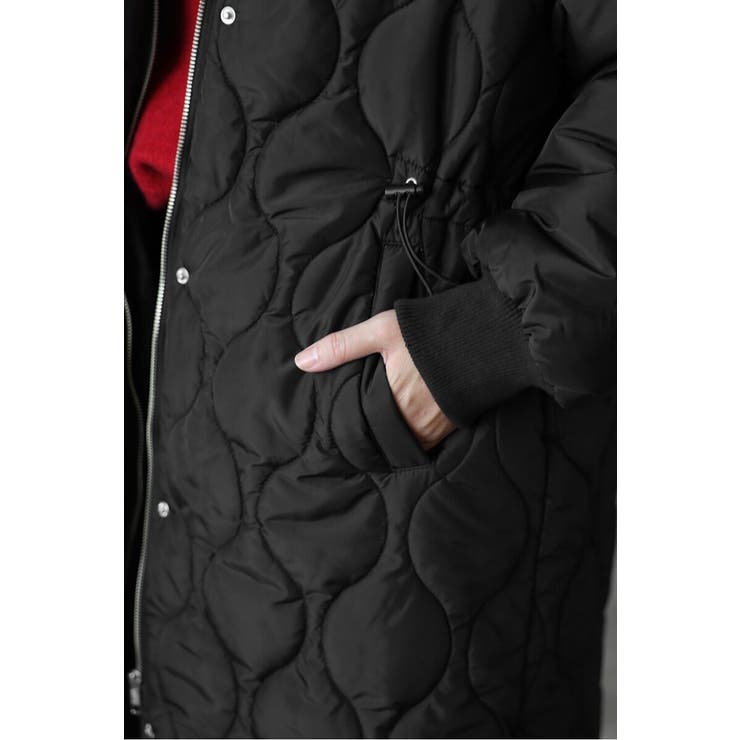 袖切り替えドロストキルティングコート 88-004370 | BONJOUR SAGAN | 詳細画像25 