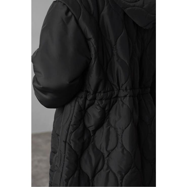 袖切り替えドロストキルティングコート 88-004370 | BONJOUR SAGAN | 詳細画像27 