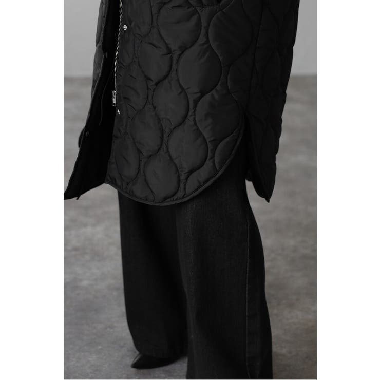 袖切り替えドロストキルティングコート 88-004370 | BONJOUR SAGAN | 詳細画像28 