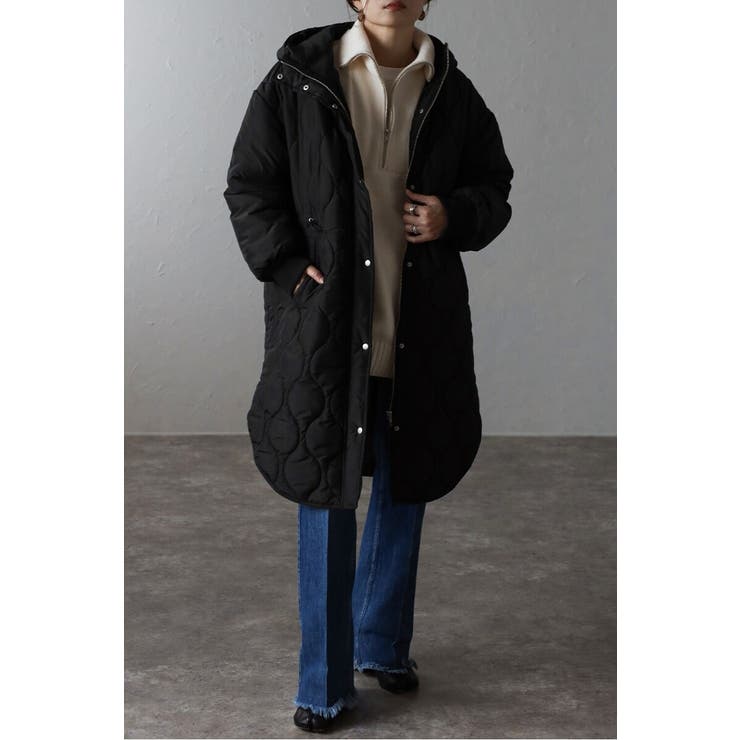 袖切り替えドロストキルティングコート 88-004370 | BONJOUR SAGAN | 詳細画像29 