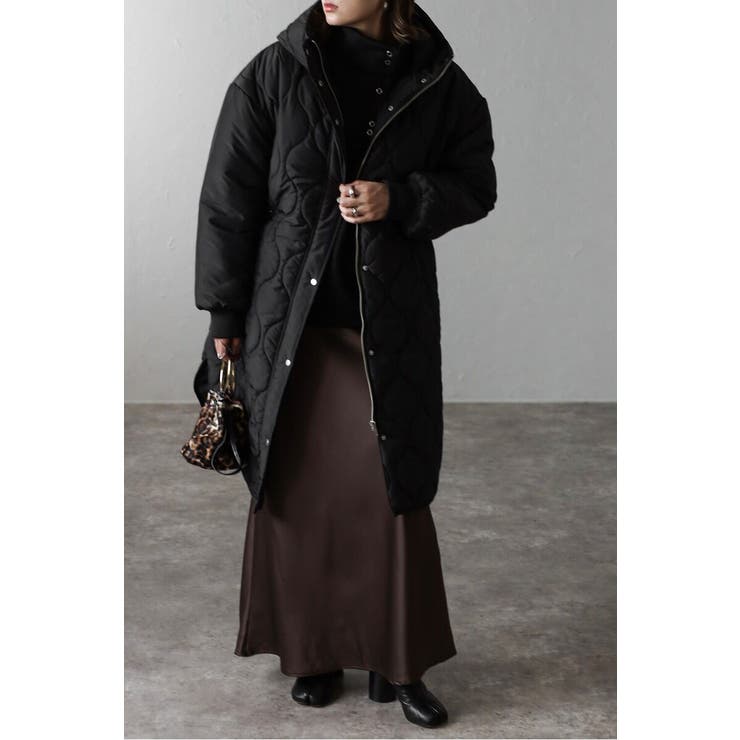 袖切り替えドロストキルティングコート 88-004370 | BONJOUR SAGAN | 詳細画像30 