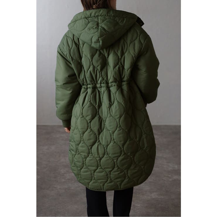 袖切り替えドロストキルティングコート 88-004370 | BONJOUR SAGAN | 詳細画像35 