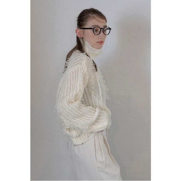damage fringe knit | BONJOUR SAGAN | 詳細画像2 
