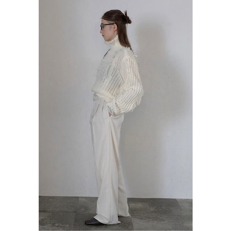 damage fringe knit | BONJOUR SAGAN | 詳細画像7 